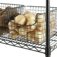 thumbnail image 5 of Hyper Tough 5-Tier Multipurpose Steel Wire Shelving Rack, Black, 3000 lbs Capacity, 5 of 7
