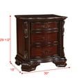 thumbnail image 5 of Jerrylee Rich Brown Upholstered Panel Bedroom Set Special King 3 Piece: Bed, Dresser, Mirror, 5 of 11