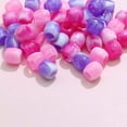 thumbnail image 2 of 48PCS Pink Hair Beads Purple Large Bead for Braids Pony Beads for Kids Girls Loc Dreadlock Accessories Cute Braids Decoration Jewelry Making Kit, 2 of 10