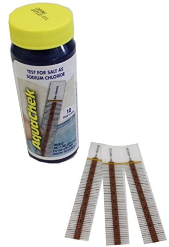 Aquachek White Swimming Pool Spa Test Strips Salt