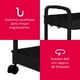 thumbnail image 5 of Carrito Auxiliar Organizador Almacenaje Multiusos 3 Niveles Negro, 5 of 5