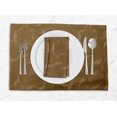 thumbnail image 1 of S4Sassy Brown Wreath Floral Everyday Washable Placemats With Napkins Dining Table Decor, 1 of 3