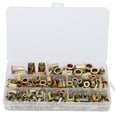 thumbnail image 2 of Ensemble d'Écrou Rivet Galvanisé, 200 Pcs pour Écrou Rivet Plat Métrique Fonctionnalités Améliorées, 2 of 8