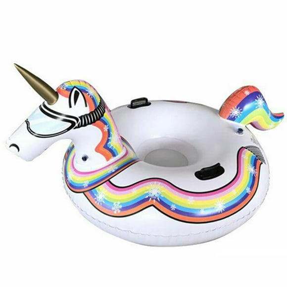 Ski Ring Skating Sled with handle Entertainment Carrying Snow Tube Christmas Toy Adult PVC Christmas Snowboard