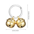 thumbnail image 2 of Raindrops 1Set Golden Copper Bell for Dog Collar Stylish Durable Pet Accessory for Small Pets, 2 of 8