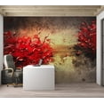 thumbnail image 2 of Tiptophomedecor Abstract Wallpaper Wall Mural - A Volcano Of Passion, 2 of 6