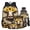 Camo Cattle, variant on Garronmavis Strawberry Cow Print School Bags for Boys 5-16, Backpack with Pencil Case Lunch Box Bag Water Bottle Bag Set of 4, Camping Rucksack Novelty Bookbags for Kids Gifts