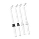 thumbnail image 3 of Inteprter 4 piezas de punta de hilo de agua cabezal de recarga profesional accesorios de baño para el hogar interior reemplazo para WP-100 Suministros de limpieza para el hogar Blanco + Negro Inteprter HA004668-01, 3 of 6