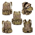 thumbnail image 4 of Mochila al aire libre para escalada, acampada, viajes, gran capacidad,, 4 of 4