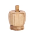 thumbnail image 2 of Promotion!Bamboo Mortar Pestle Set Pounded Garlic Jar Wooden Grinder Round Smooth Hand Polished Pestle Set For Grind Herbs Spices Pepper, 2 of 5