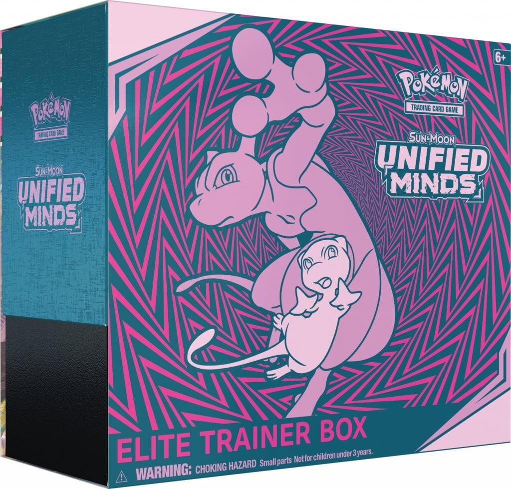 Elite Trainer Box Pokemon TCG Sun & Moon Trading Card Game Unified Minds 