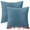 Blue, variant on Unique Bargains 2 Soft Velvet Knitted Throw Pillow Covers Spring Decorative Pillow Cases Dark Blue