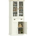 thumbnail image 1 of HOMCOM Freestanding Kitchen Pantry, Buffet Cabinet, 5-tier Storage Cabinet, 1 of 10