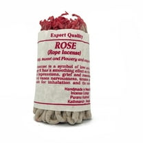 Lamatar1 Natural Rose Rope Incense 1 pack Excellent Home Fragrance Home Decor Stress Relief Aromatic Yoga Meditation Handmade in Nepal