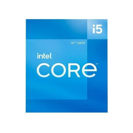 Intel - Core i5-12400 12th Generation - 6 Core - 12 Thread - 2.5 to 4.4 GHz - LGA1700 - Desktop Processor - Grey/Black/Gold