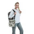 thumbnail image 6 of TEQUAN Portable Lunch Bag, Graffiti Chinese Characters Ornament Pattern Reusable Insulated Lunch Box for Travel Work School Picnic, 6 of 7