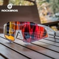 thumbnail image 3 of ROCKBROS Photochromic Cycling Sunglasses Unisex, UV Protection Road/Mountain Bike Clear Sports Glasses, 3 of 9