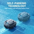 thumbnail image 5 of Steelite Cordless Robotic Pool Cleaner, Automatic Pool Vacuum with Dual Filters, 120 Mins Runtime,Smart Self-Parking,Robot Pool Vacuum for Above Ground Pool Up to 1076 Sq.Ft, 5 of 7