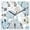 Light Blue Teal, variant on Sage Green Grey Coastal Wooden Wall Clock Silent Non Ticking, Summer Beach Coral Shell Ocean Square Wall Clocks Battery Operated, Decor Clock for Home Office, Living Room, Kitchen, 12 Inch