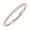 rosegold, variant on Gold Rings for Women,Crisp Contours Dainty Rings for Women,Silky Skin Feel 14K Gold Plated Rings for Women,White