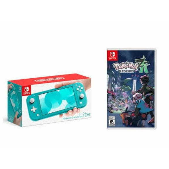 Nintendo Switch Lite Turquoise Edition and Pokémon Legends Z-A Bundle (International Edition)