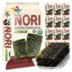 thumbnail image 1 of Seasoned Seaweed Snacks Sheets – Organic Sea Salt Flavor 12 Individual Packs Roasted Crispy Premium 100% Natural Laver Kim Nori 4g 0.14 Ounce 김 のり 海苔 紫菜, 1 of 5