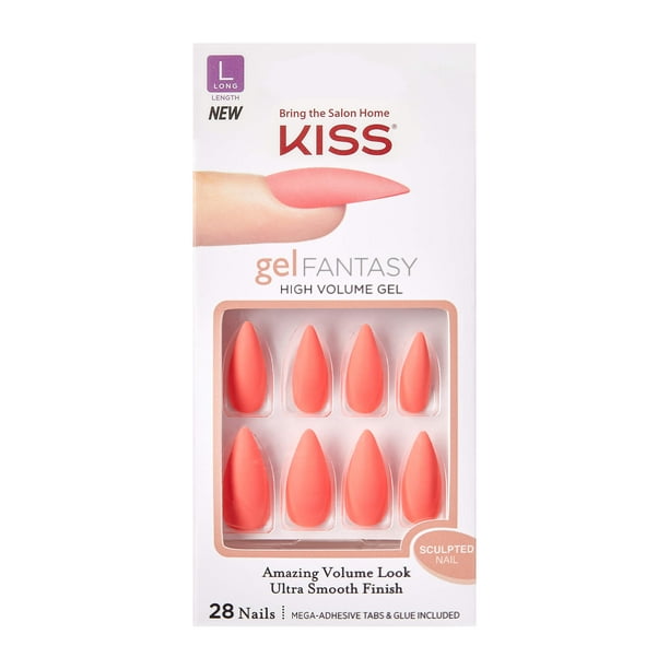KISS Gel Fantasy Sculpted Nails - Back It Up - Walmart.com - Walmart.com