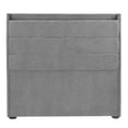 thumbnail image 3 of Base Cama Slim Individual + Cabecera Wing Trinity Gris Duk, 3 of 8
