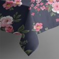 thumbnail image 5 of Pioneer Flower Floral Print Pattern Square Tablecloth,Waterproof Square Table Cover,Wipeable Spillproof Washable Table Cover for Home Kitchen Party Decor 42"X42"(107x107cm), 5 of 6