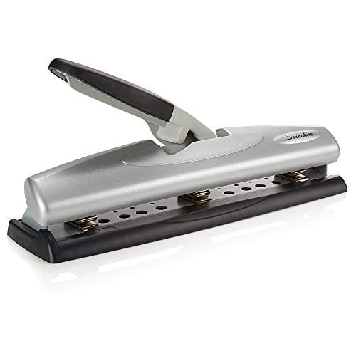 Swingline 4 Hole Punch Heavy Duty Hole Puncher Adjustable 2-4 Holes 40 Sheets for sale online 