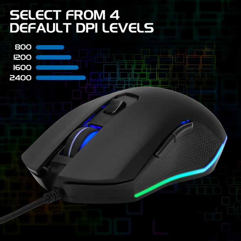 THE G-LAB Kult Helium-mouse GAMING USB - 800 to 3200 DPI optical