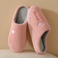 thumbnail image 2 of Aayomet Outdoor Slippers for Women Retro Soft Print Cushion Non-slip Fluffy Slides Slippers,Pink 36, 2 of 4