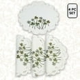 thumbnail image 2 of Doilies Set of 4 for Dining Table, Ivory Table Linen, Table Placemats, 15 inches Round - The Clem Collection - Home Decor, 2 of 6