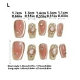 False Nails,Get Glamorous In Minutes With Removable Nail Decals Short For Fashion Forward Looks