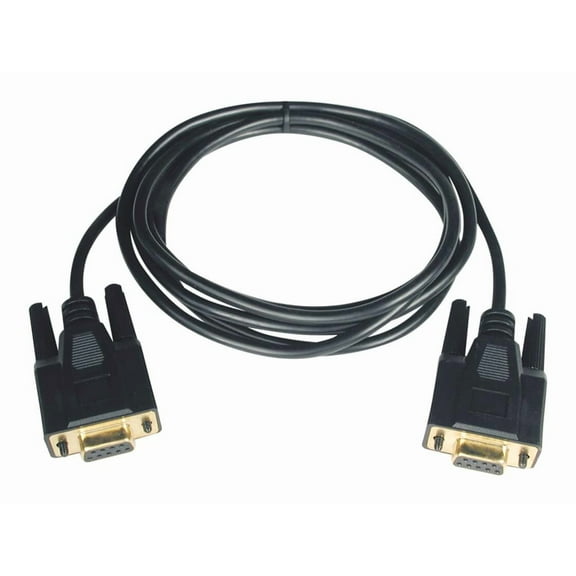 Tripp Lite 6ft Null Modem Serial DB9 RS232 Cable Adapter Gold F/F
