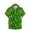 Green 3, variant on Kaemgyyd St. Patrick's Day Shirt for Men Fashion Printed Casual Short Sleeve Button down Beach Tops