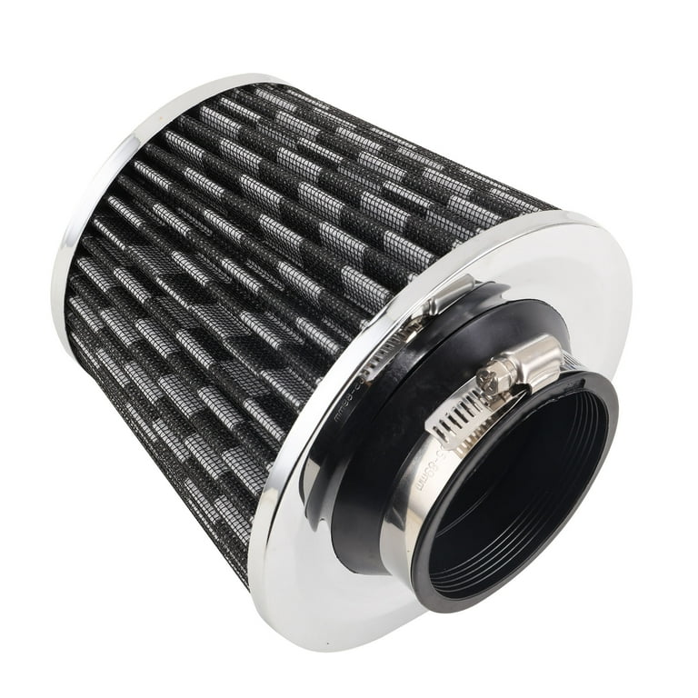 Cold Air Intake Filter Induction Kit 3 Aluminum Pipe Power Flow Hose System New - Foto 9