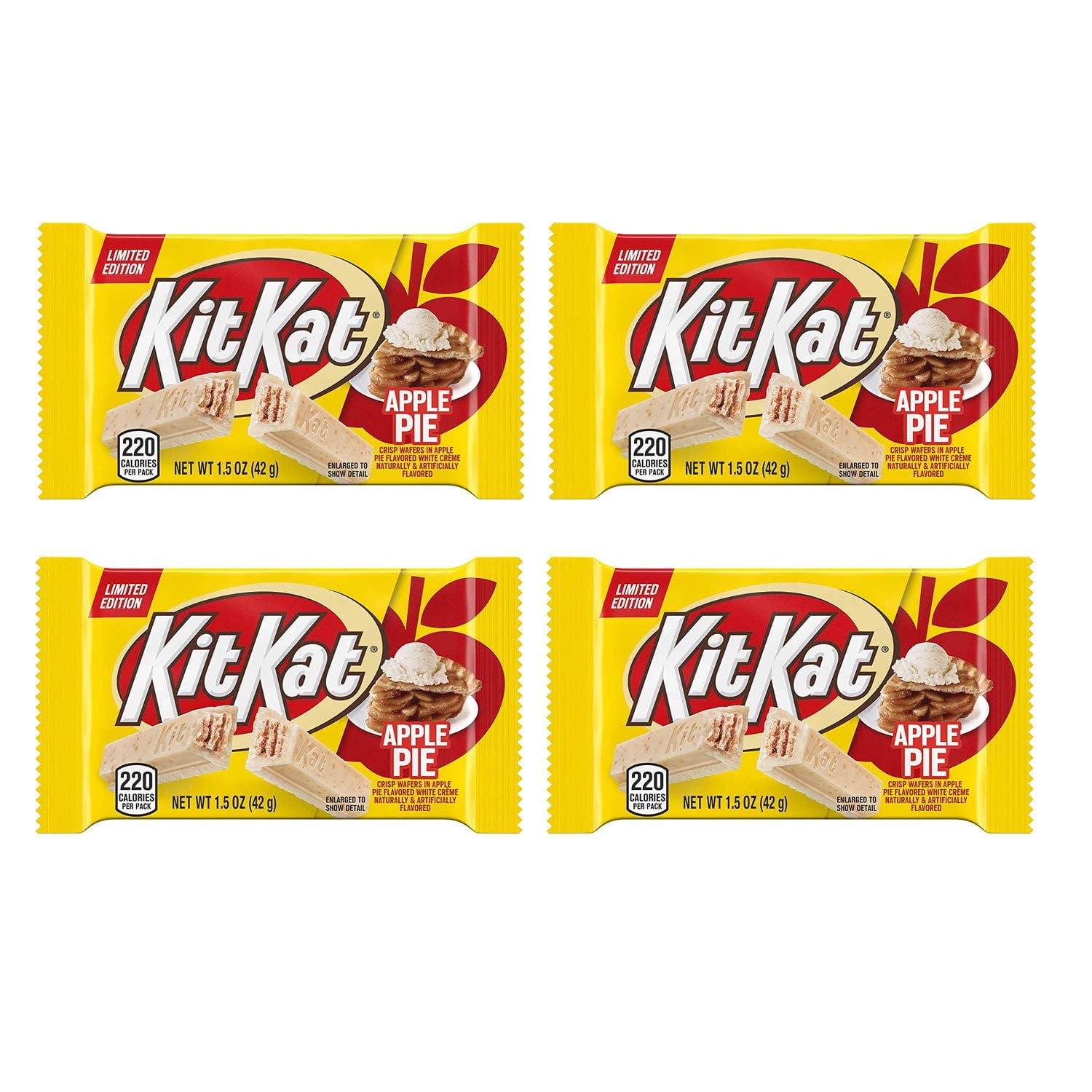 Kat Apple Pie Limited Edition Pack of 4 1.5 Oz/Bar
