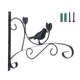 thumbnail image 1 of Soporte para plantas colgantes de hierro forjado, colgador de macetero de pared para decoración de balcón, 1 of 14