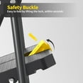 Step Ladder, Sturdy Steel Step Stool with Safe-Lock Design, Handrail ...
