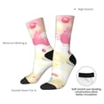 thumbnail image 5 of Lsque Sanrio Printed Men's Crew Socks, Soft Durable Breathable Moisture-Wicking with Odor Control Cotton socks, 5 of 7