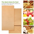thumbnail image 3 of Minkissy 120Pcs Large Kraft Paper Bags for Bread Sandwich Snacks and Food Storage Brown, 3 of 4