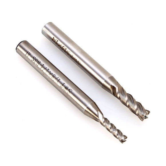 4 Flute End Mill Cutter Metric CNC Milling Cutter Drill Bits Ball Nose End Mills HSS CNC Straight Shank Drill Bits Cutter Tool