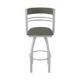 thumbnail image 5 of 860 Hunter 36" Swivel Bar Stool with Anodized Nickel Finish and Graph Chalice Seat and Back, 5 of 5
