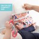 thumbnail image 3 of Waterproof Wet Bag for Baby, Travel, Swim Suit, Cloth Diapers, Pump Parts, Pool, Beach, Gym Clothes, Toiletry, Hook to Stroller, Daycare, Zipper Reusable Wetdry Packing Pouch, Beige Check, 3 of 5
