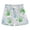 Blue and Green Handprints, variant on (3-14 years) One-Piece Boys' Swim Board Shorts with Lining for Beach and Home Use, Dinosaur Pattern 3T