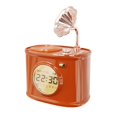 thumbnail image 2 of Reloj digital retro perfecl con altavoz Bluetooth despertador vintage para dormitorio oficina hogar mesita de noche Naranja, 2 of 8