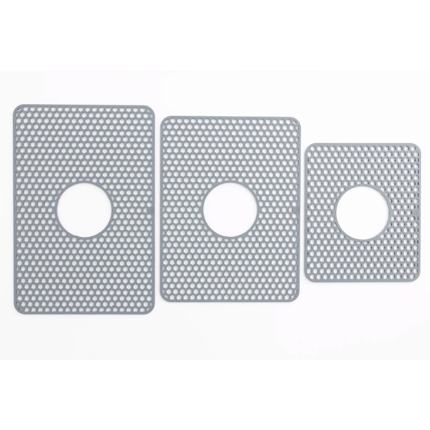 Better Houseware Silicone Sink Mat, Gray (Small), 61485