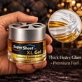 thumbnail image 2 of Super Sheet XL Gel Car Air Freshener - Gold Scent, Luxury Glass Jar Auto Fragrance, Long Lasting Gel Diffuser for Car, Home & Office - Made in USA, 2 of 7