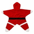 thumbnail image 5 of GiLiling Baby Starfish Onesie Christmas Newborn Romper Fleece Starfish Onesie Starfish Baby OutfitLong Sleeve Romper Cute Funny Bodysuit (Brick Red, 6 Months), 5 of 5